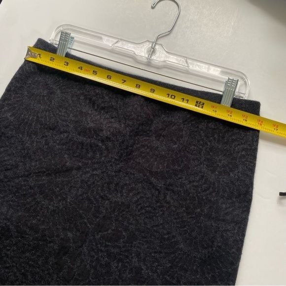 Eileen Fisher Wool Floral Print Knit Pencil Skirt Medium - Picture 4 of 9